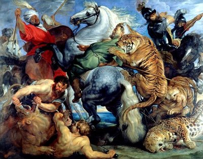 Tiger and Lion Hunt by Peter Paul Rubens